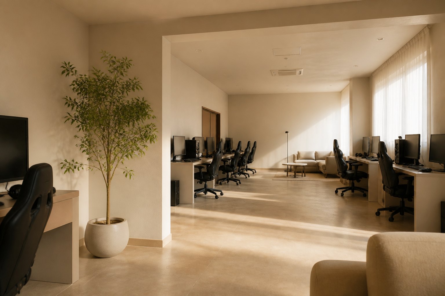 Interior of the BATTLE STATION gaming club